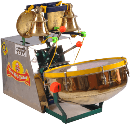 100% - Automatic Temple Bell Drums (800x586), Png Download