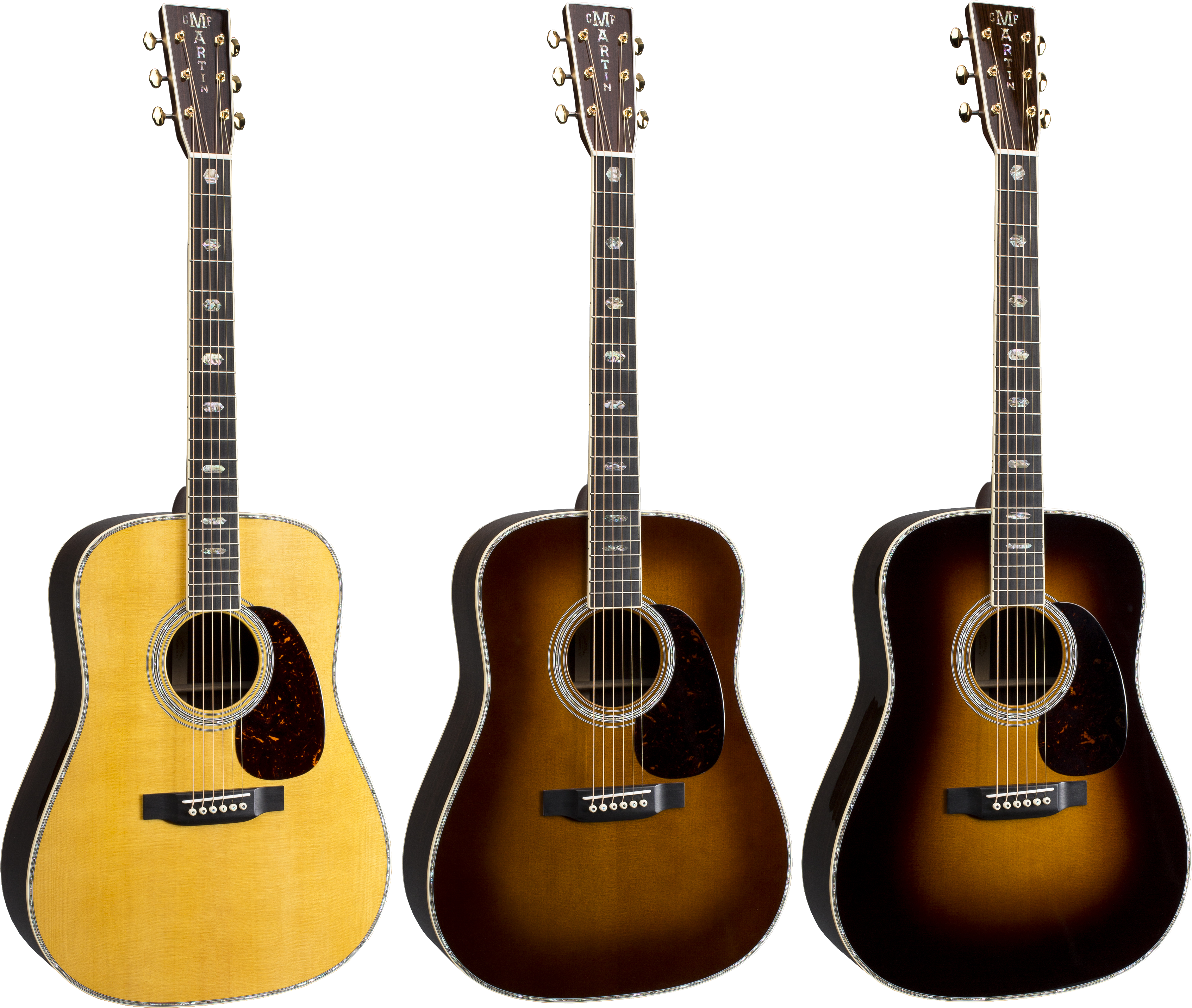 Martin D-41 Three Toners - - By C. F. Martin & Co. (3464x2988), Png Download