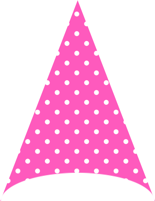 New Years Party Hat Transparent Background Download - Black And White Polka Dot. Queen Duvet (600x900), Png Download