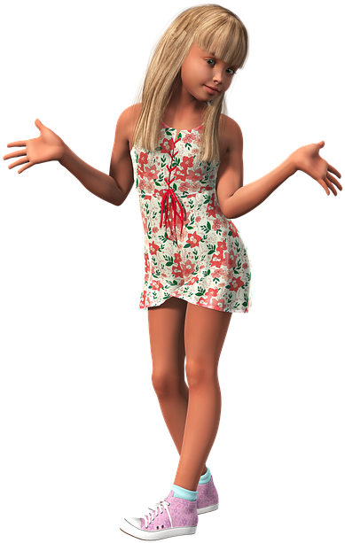 Girl (420x640), Png Download