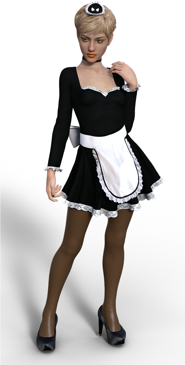 Woman Dress Room Girls - Costume (640x1280), Png Download