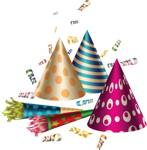 Tubes Birthdays - Party Clipart Transparent Background (500x508), Png Download