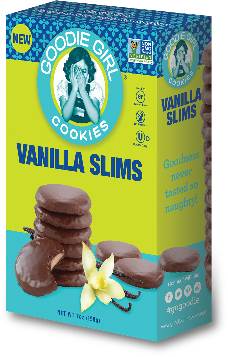 Slim Series 3d 150 Vanilla - Goodie Girl Cookies (1056x1586), Png Download