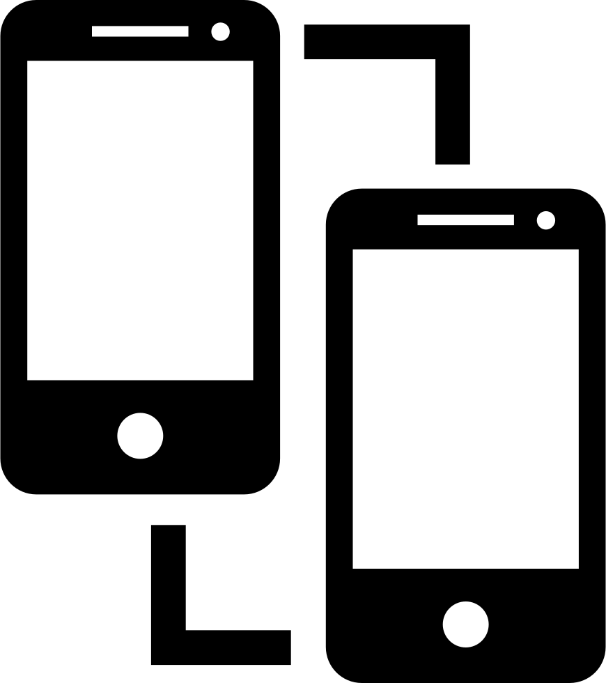 Exchanging Files With Mobile Phones Comments - Exchanging Phones (870x980), Png Download