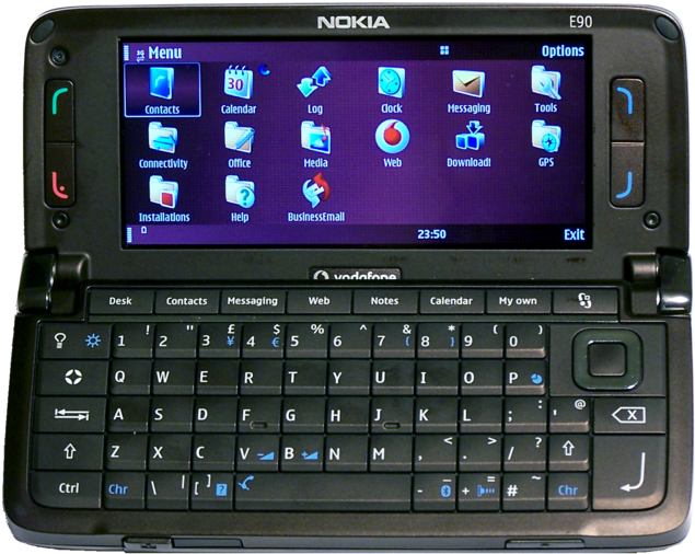 778px Nokia E90 - Nokia E90 (778x600), Png Download
