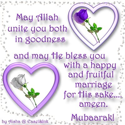 Marriage Congrats - Congratulations On Your Wedding Muslim (400x400), Png Download