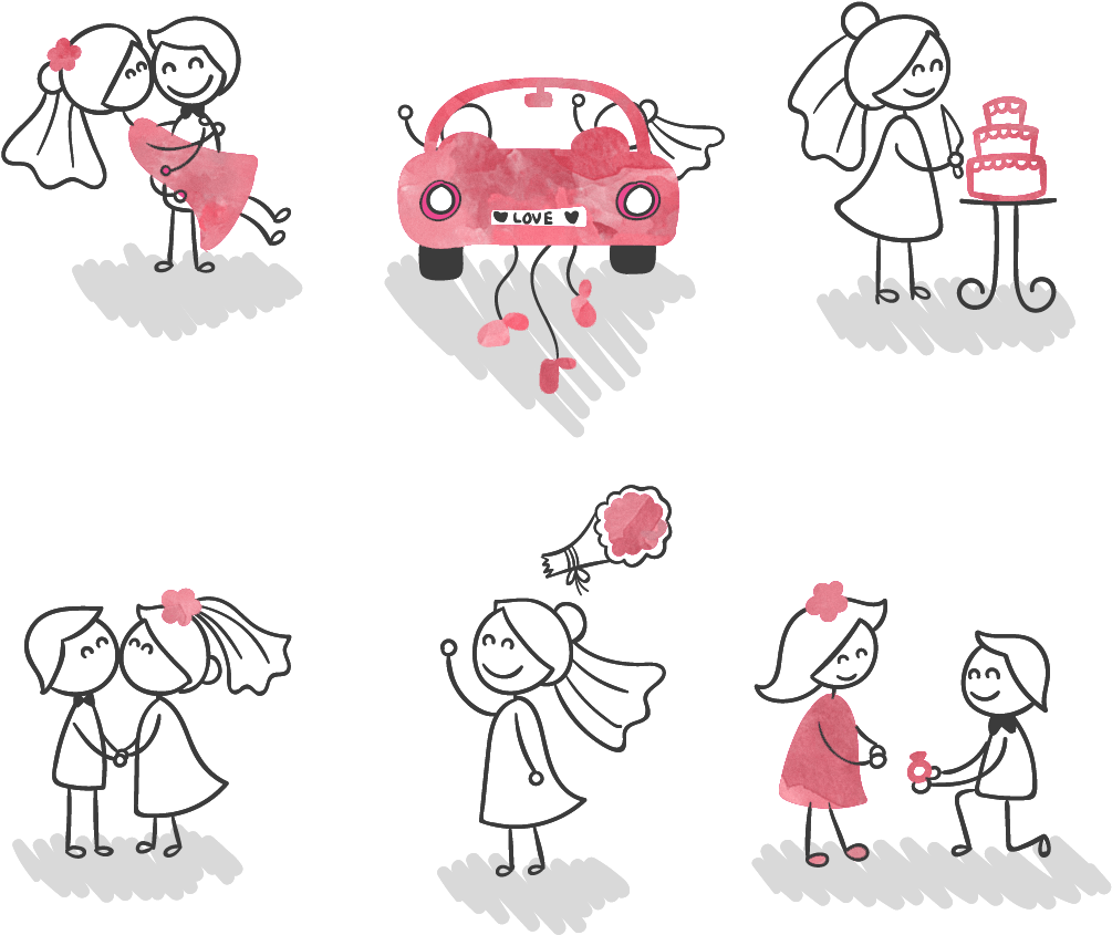 Planning And Execution - Braut-u. Bräutigam-rosa, Schwarze Tragetasche (1152x864), Png Download