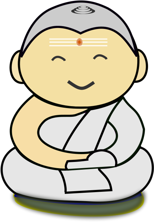 Buddha2 Fydn1u Clipart - Clip Art Buddhist (566x800), Png Download