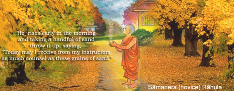 Rāhula The Buddha And Rhula Buddhistpage - Dual Monitor Wallpaper Autumn (750x292), Png Download