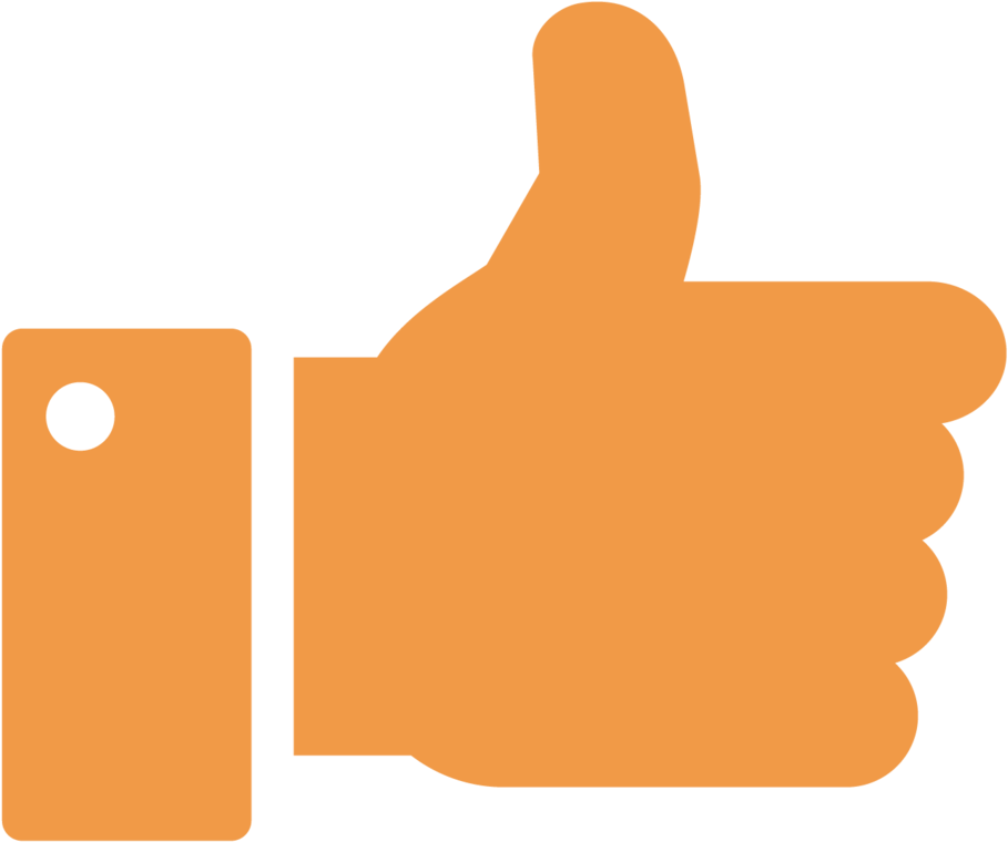 Follow-us - Thumb Signal (1000x857), Png Download