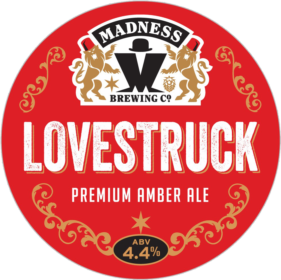 Madness Love Struck 4% 30l - Lovestruck Beer (1041x1034), Png Download
