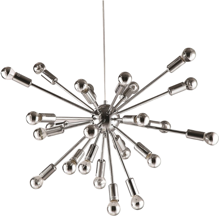 Spark - Fine Mod Imports Spark Hanging Chandelier 23" (800x800), Png Download
