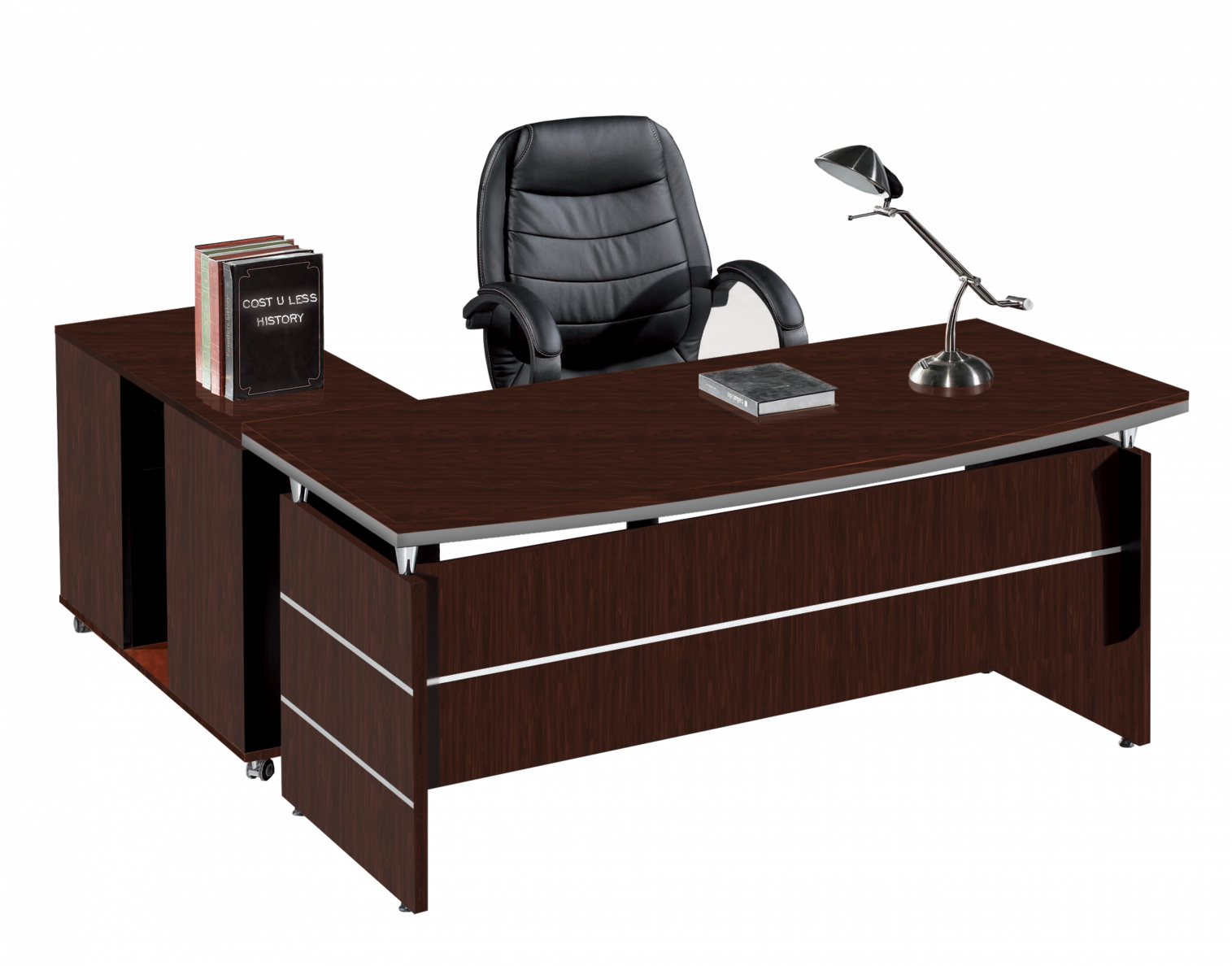 Visit - Office Chair And Table Png (1515x1188), Png Download
