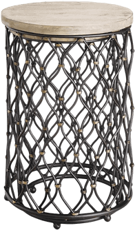 Kingsport Drum Tables 2pc - Joss & Main Mia End Table (648x432), Png Download