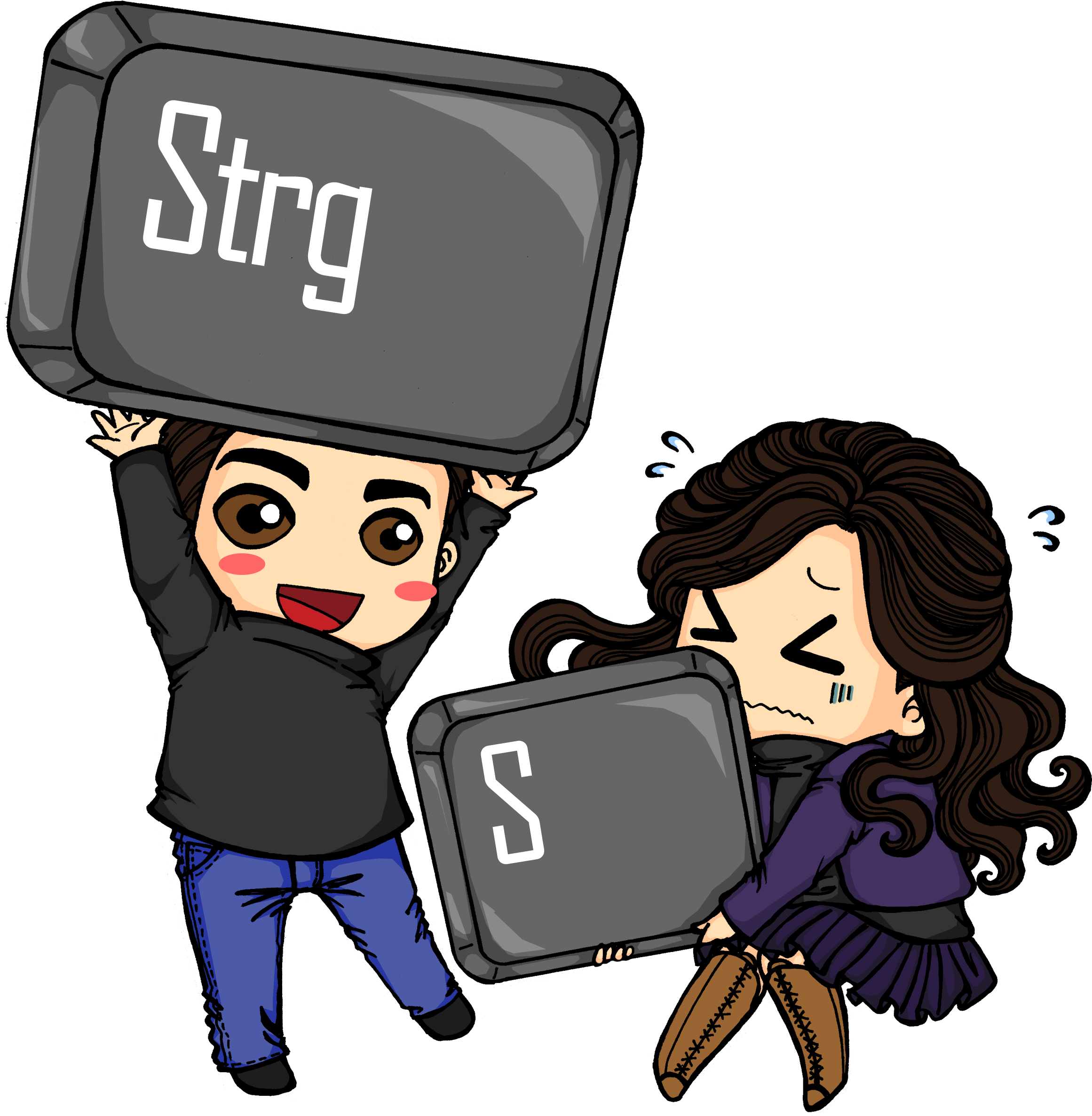 Wedding Strg S Copy - Cartoon (2484x2480), Png Download