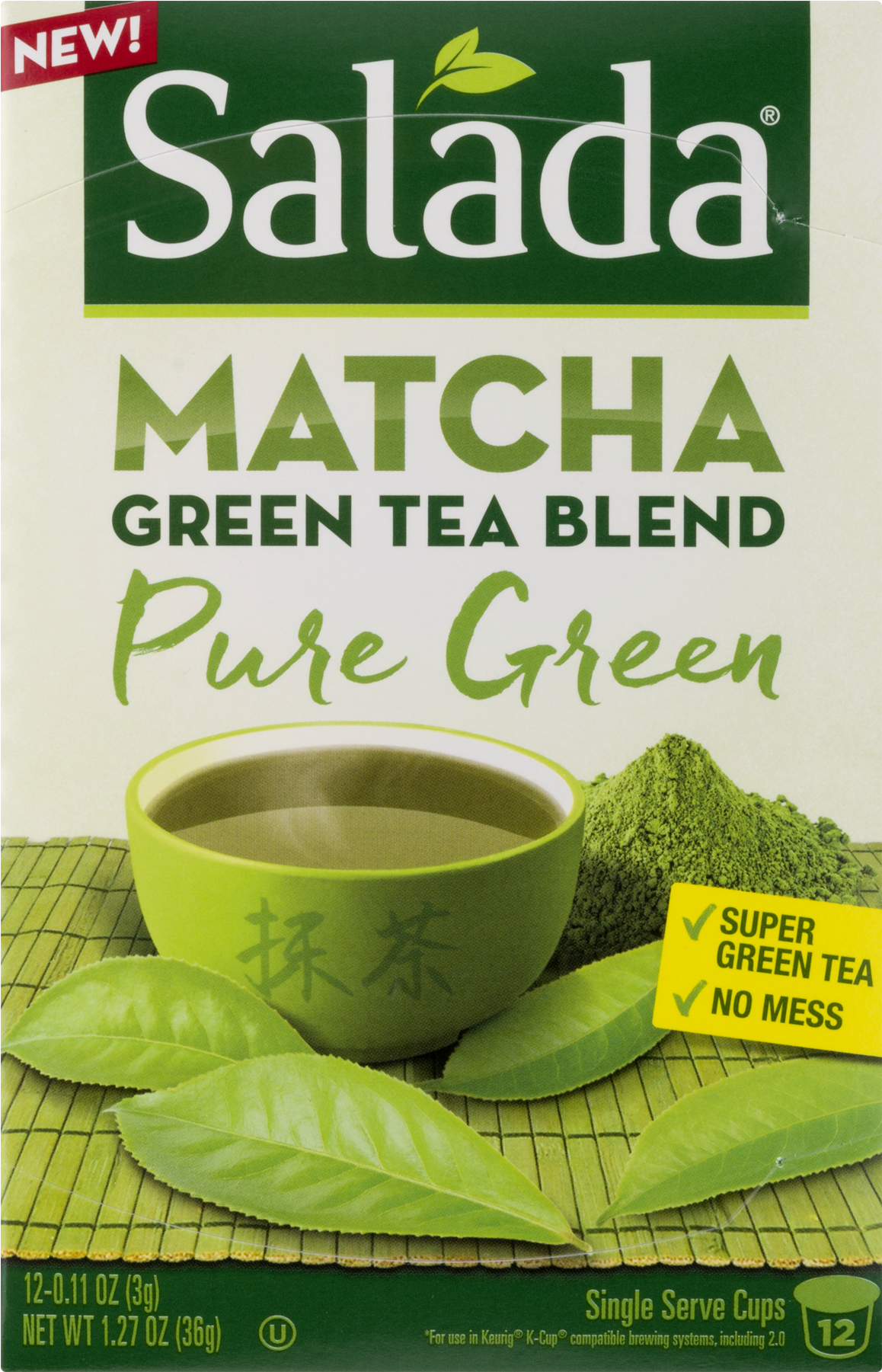 Salada® Matcha Pure Green Tea Blend Tea Bags 12-0 - Salada Matcha Green Tea (1800x1800), Png Download