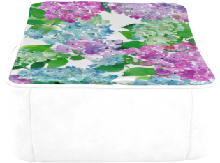 Watercolor Hydrangea Square Backpack - Comfort (500x500), Png Download