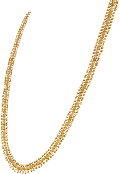 Golden Chain Png (375x375), Png Download