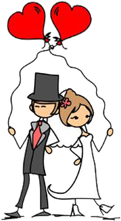 20 - Wedding Cartoon Vector (718x800), Png Download