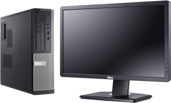 Dell Optiplex Gx3020 Intel I3 Desktop Pc & 19" Monitor - Dell Professional P2212h 21.5" Widescreen Led Lcd Monitor (600x600), Png Download