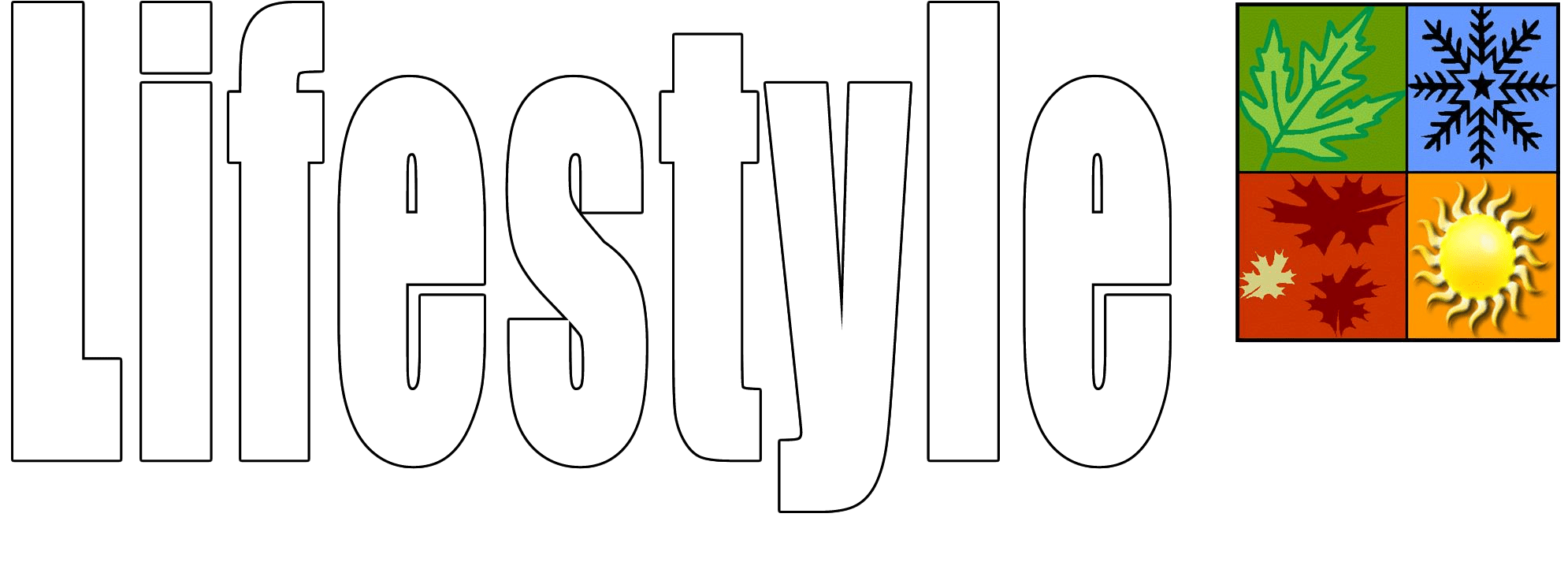 Lifestyle Logo All White Blackborder Colorbox - Lifestyle Screens Logo (2009x764), Png Download