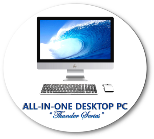 All In One Desktop Pc - Pcprofessional Screen Protector (set Of 2) For Lenovo (500x452), Png Download