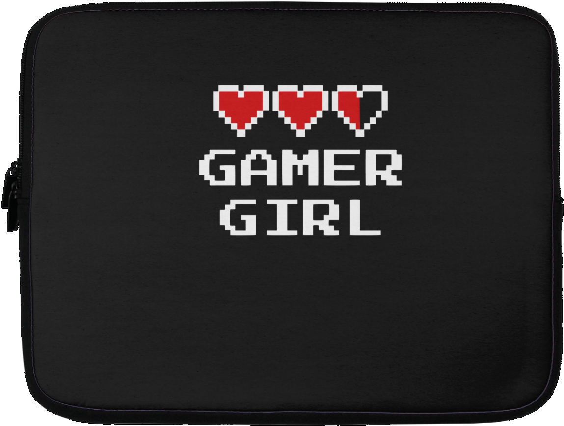 Gamer Girl Video Game Laptop Sleeve - Girls Like Gaming Shirt (1155x1155), Png Download