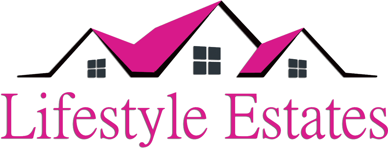 Lifestyle Estates Logo New (1338x526), Png Download