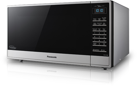 Panasonic 1.6 Cu.ft. Counter Top Microwave Oven - Stainless (561x455), Png Download