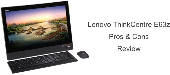 In Depth Review Of Lenovo Thinkcentre E63z All In One - All-in-one (620x264), Png Download
