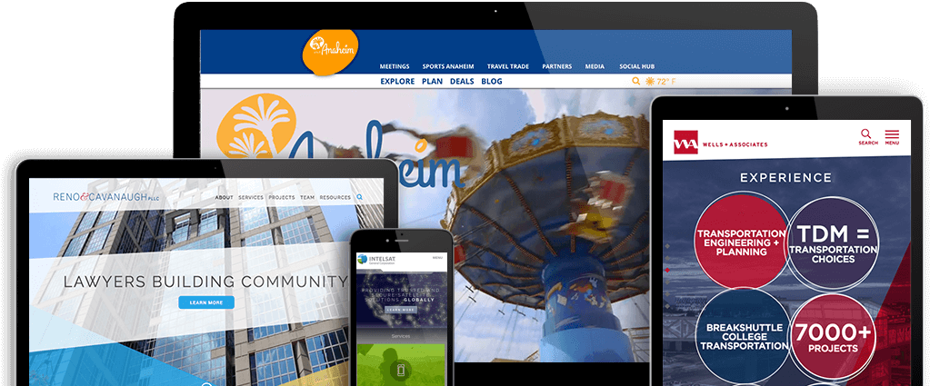 Association Corporation Web Development - Anaheim Oc Visitor And Convention Bureau (1035x462), Png Download