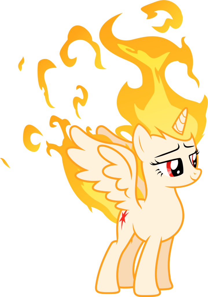 Thisismyphotoshoppin, Female, Mane Of Fire, Mare, Pony, - Mlp Twilight Sparkle Fire (719x1024), Png Download