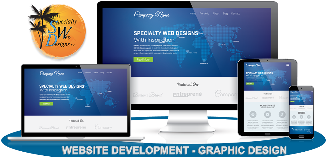 Responsive Website Designs - Web Design (1038x500), Png Download