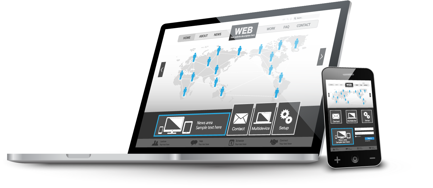 Bryantideas Web Design - Responsive Web Design (1583x767), Png Download