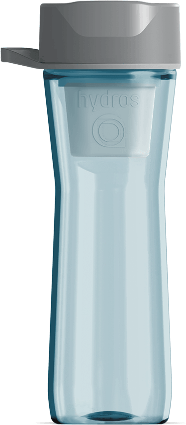 20 Oz Bottle Pale Blue With Filter - Bottle (1250x1250), Png Download