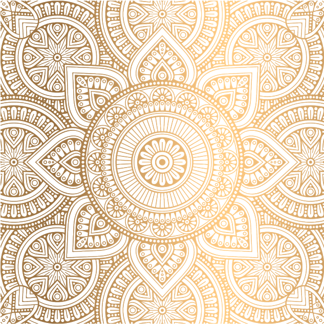 Download Flower Background Vector - Elegant Shiny Luxury Mandala PNG Image  with No Background 