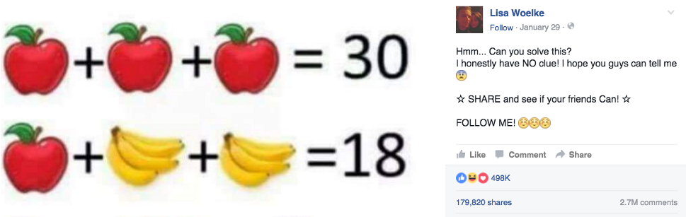 New Brainteaser Stumping Thousands - Fruit Quizzes With Answers (970x546), Png Download