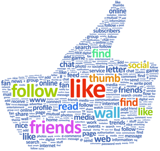 Keep Up To Date With Us - Positive Social Media (600x577), Png Download