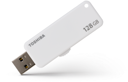 The Toshiba Transmemory™ U203 Flash Drive Makes It - Thn U203w0320e4 (640x640), Png Download