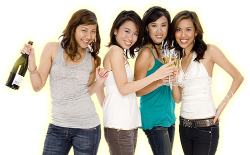 Single Thai Girl - Transparent Thai Girl Png (500x309), Png Download