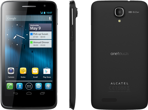 Alcatel One Touch Scribe Hd-1 - Alcatel One Touch 8008d (527x394), Png Download