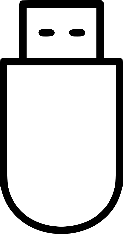 Usb Pendrive - - Usb (516x980), Png Download