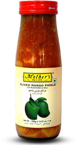 Sliced Mango Pickle In Arabic (324x494), Png Download