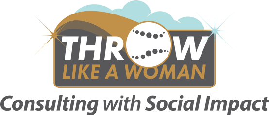 Thow Like A Woman - Graphic Design (600x275), Png Download