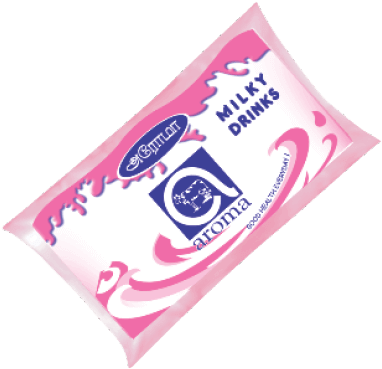 Aroma Rose Milk - Flavored Milk (525x400), Png Download