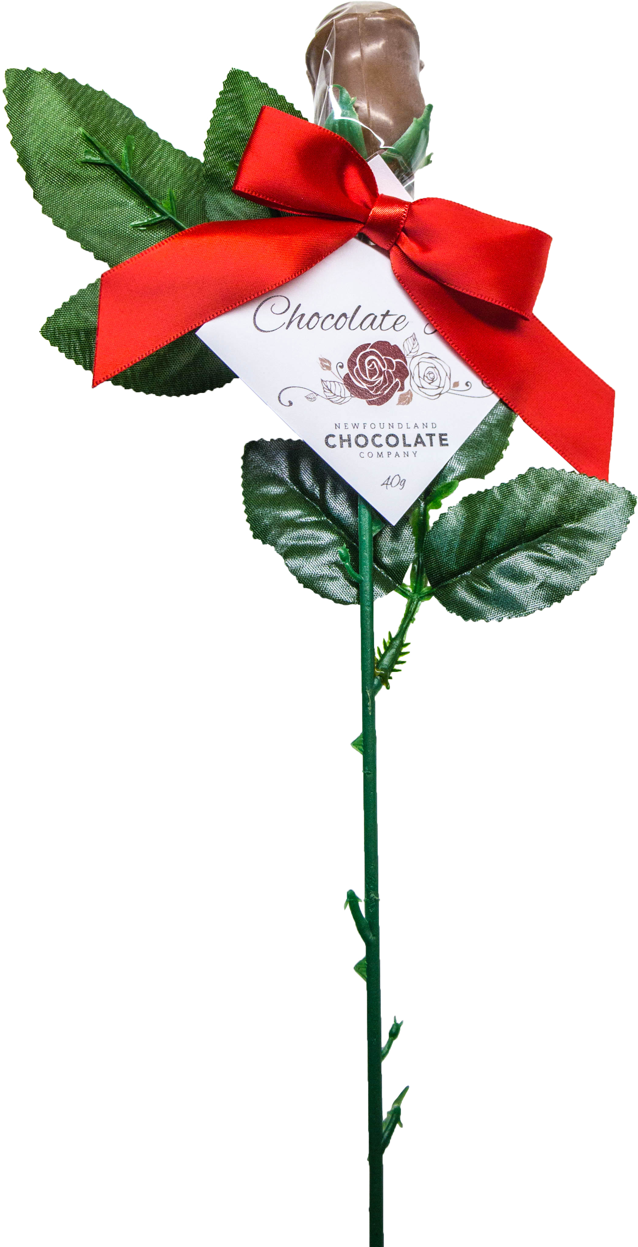 Milk Chocolate Long Stemmed Rose - Chocolate (2095x4093), Png Download