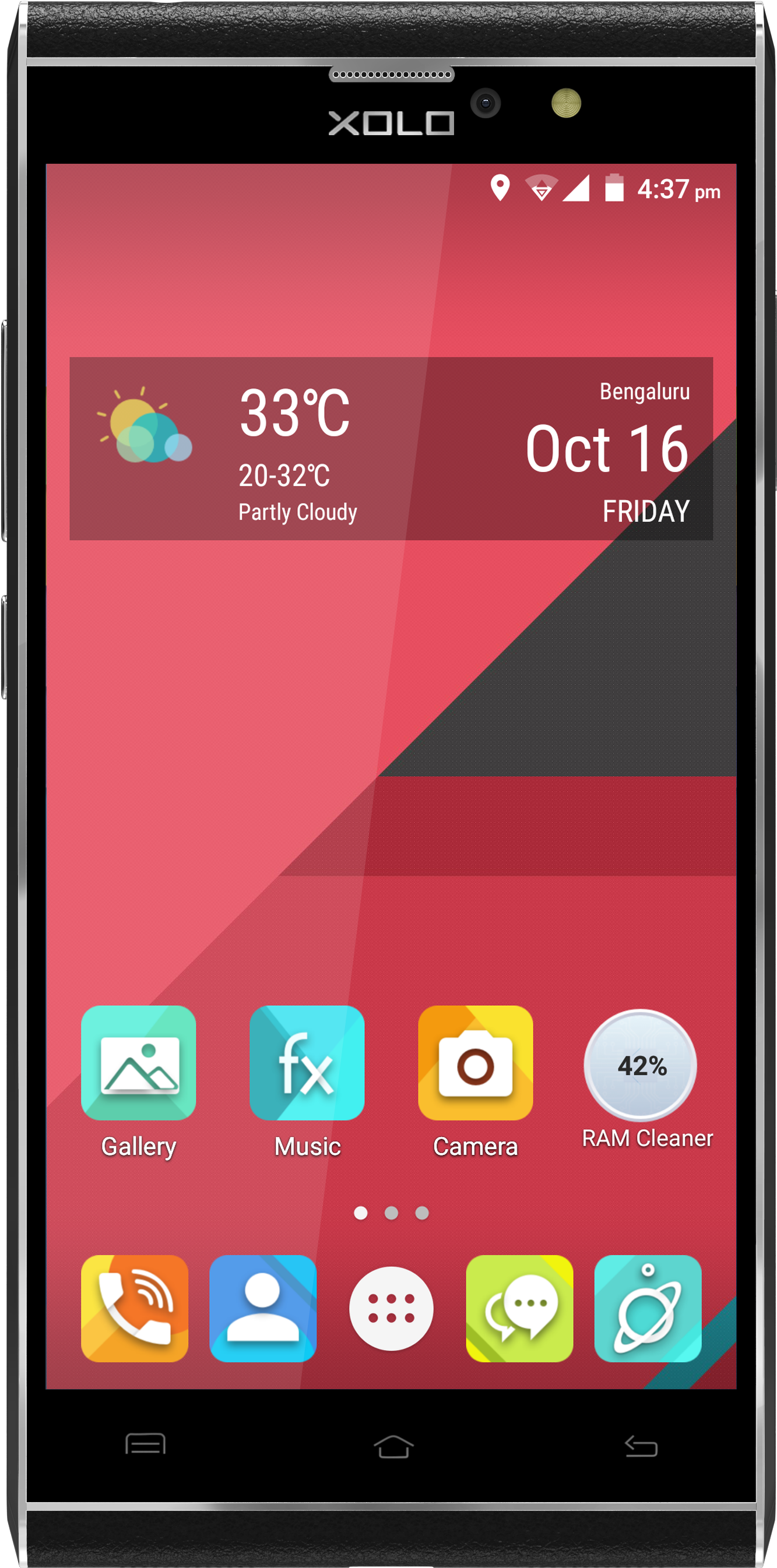 Xolo Black 1x With 3gb Ram Launched At Inr 9,999 - Xolo Black 1x (3000x3000), Png Download