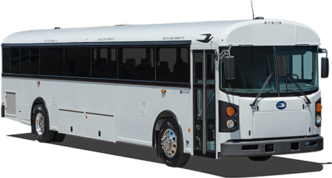 Blue Bird's Wide Range Of Bus Options Ensures That - Bus (800x266), Png Download