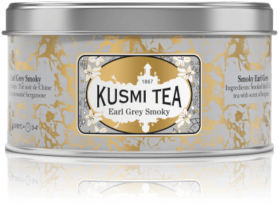 Smoky Earl Grey - Almond Green Tea (450x293), Png Download