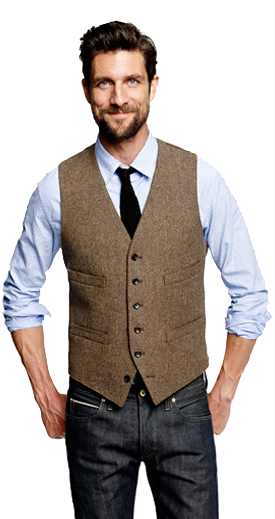 Thevest - Mens Outfits With Vests (282x550), Png Download